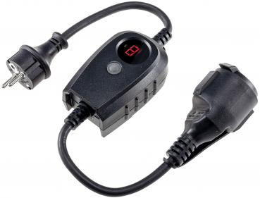 Außen IP44 Universal Dämmerungsschalter als Zwischenschalter mit Timer Uhr Lichtsensor