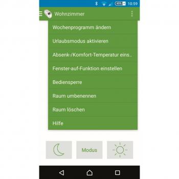 Bluetooth® Heizkörper Thermostat Android iOS Heizungsregler Heizkörperthermostat
