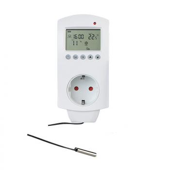 Thermostat Temperatur Thermo-Timer Schalter Kühlen & Heizen mit Kabel