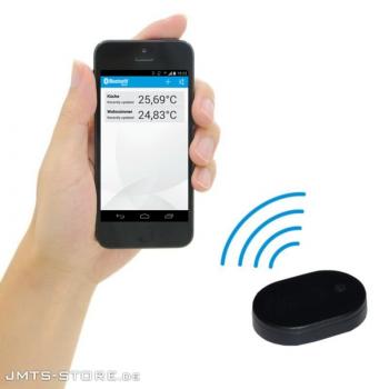 Mini Funk Bluetooth® 4.0 Thermometer für iPhone iPad iOS Android / Temperatur Messen