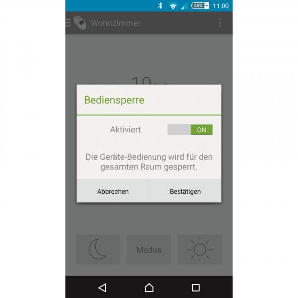 Bluetooth® Heizkörper Thermostat Android iOS Heizungsregler Heizkörperthermostat