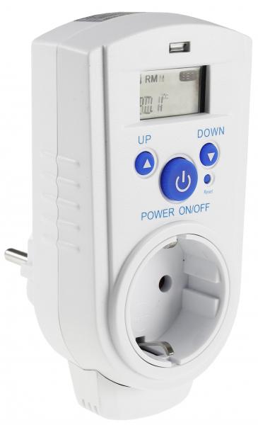 Digital Steckdosen-Thermostat max. 3500W 5-30°C EIN/AUS/AUTO 230V