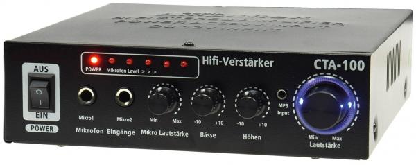 Kompakter starker HiFi-Verstärker 100W Line-In Betrieb 12V o. 230V
