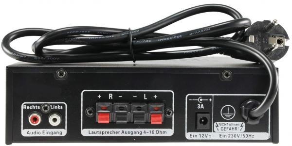 Kompakter starker HiFi-Verstärker 100W Line-In Betrieb 12V o. 230V