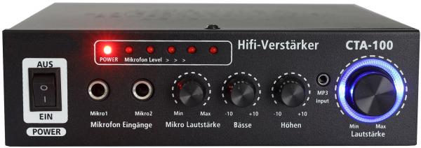 Kompakter starker HiFi-Verstärker 100W Line-In Betrieb 12V o. 230V