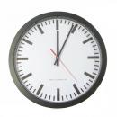 30cm Funk DCF Design Bahnhof Wanduhr